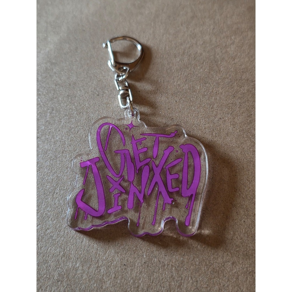 Arcane JINX Keychain Get Jinxed Graffiti Keychain Handmade